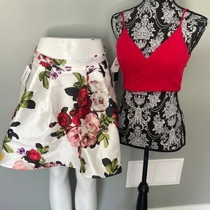 Sequin Heart Two Piece Prom Dress NEW